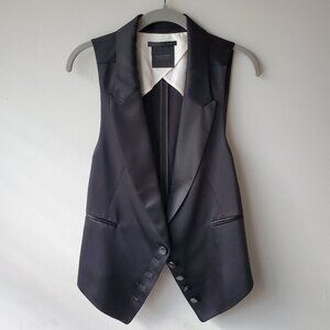 Black Tailored Vest